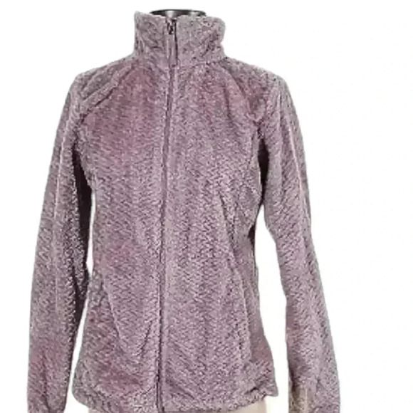 FREE2B Ladies Braided Butter Pile Jacket: Medium /Purple - Picture 1 of 7